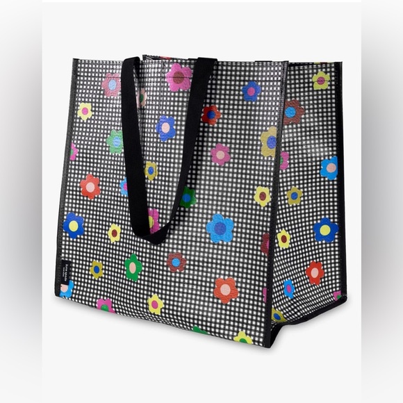 KATE SPADE REUSABLE SHOPPING BAG LARGE COLLAPSIBLE TOTE - Picture 2 of 7